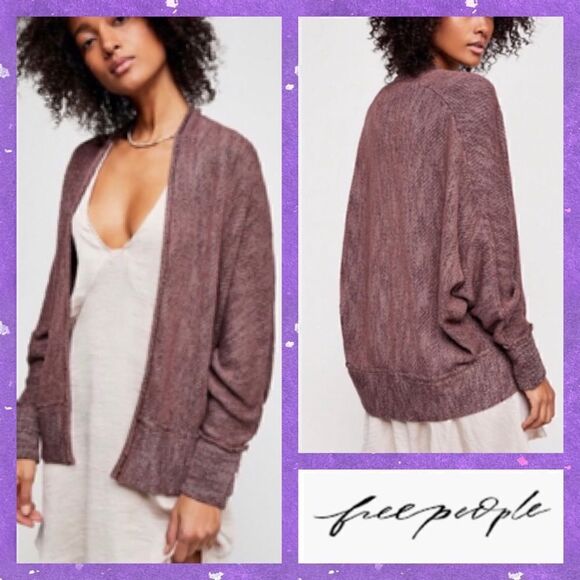 NWT MSRP $128 Free People Motions Open-Front Cardigan Women's Size Small - Picture 1 of 7